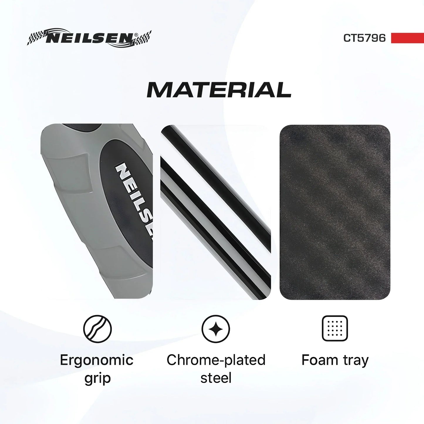 CT5796 - 3pc Extending Ratchet Set