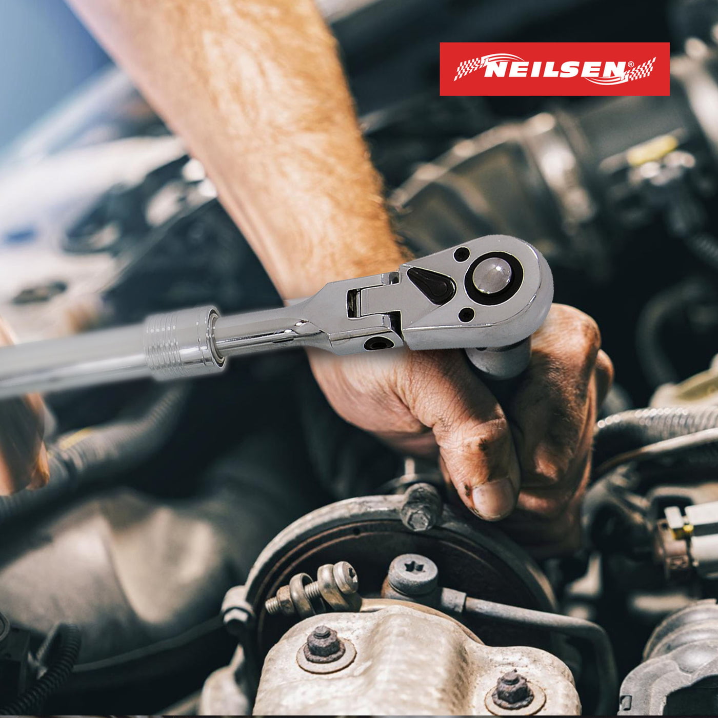 CT5797 - 3pc Extending Ratchet with Swivel Head Set