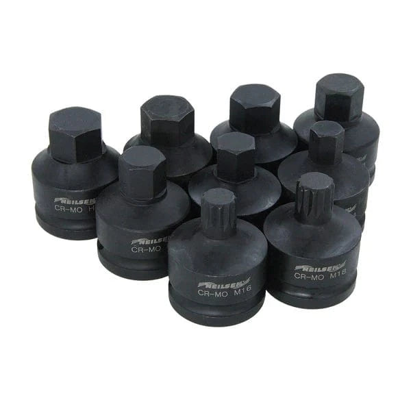 CT5857 - 9pc 3/4in DR Hex & Spline Bit Set