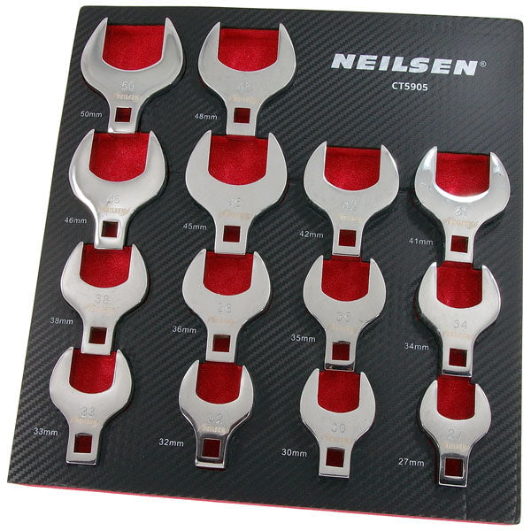 CT5905 - 1/2in DR 14pc Crowfoot Wrench Set
