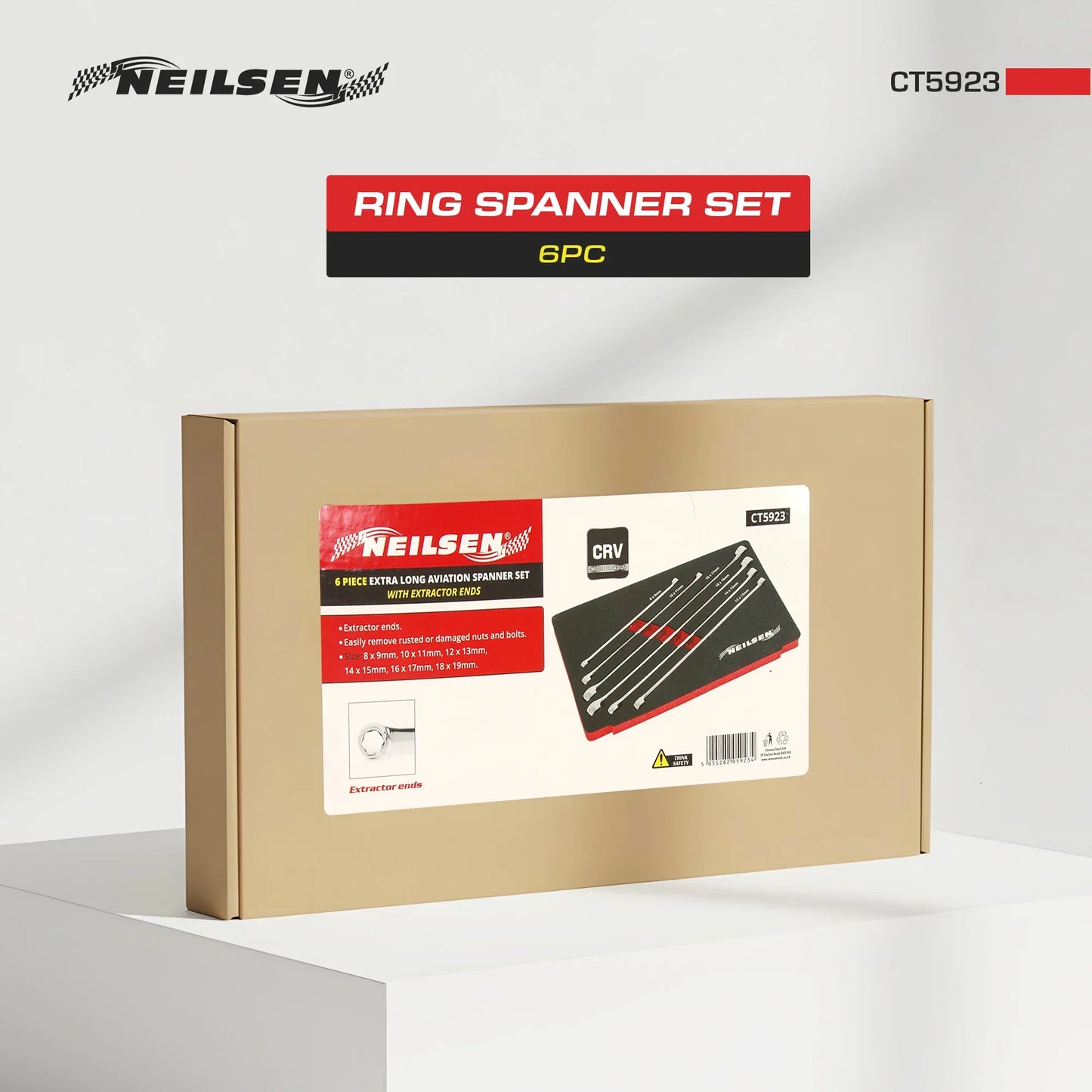 CT5923 - 6pc Ring Spanner Set