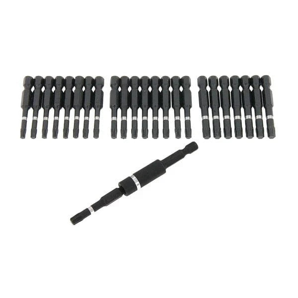 CT6031 - 25pc 50MM Impact Screwdriver Bit Box T20 T25 T30
