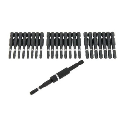 CT6031 - 25pc 50MM Impact Screwdriver Bit Box T20 T25 T30