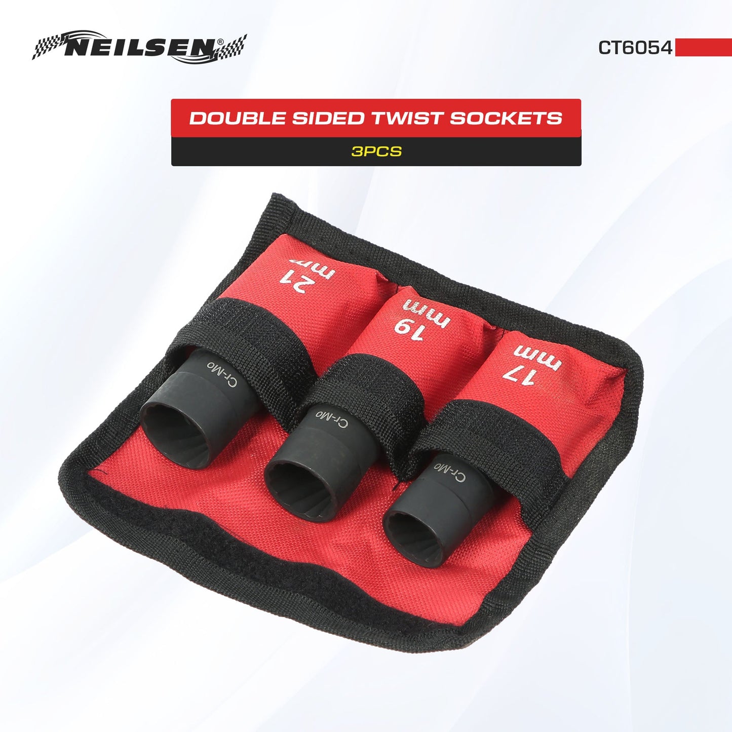 CT6054 - 3pc Double Sided Twist Socket