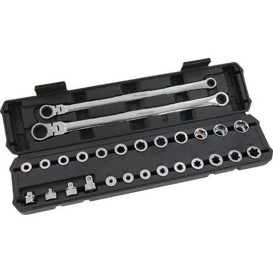 CT6081 - 27pc Extra Long Flex Head Ratcheting Wrench Set