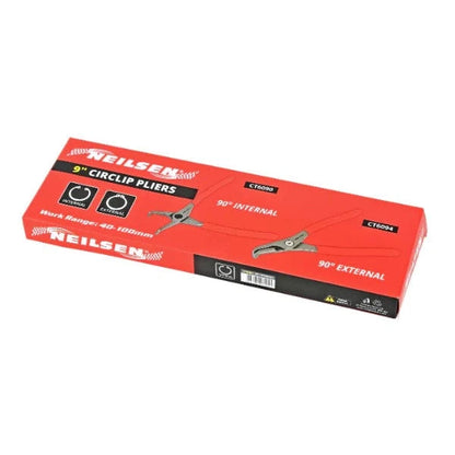 CT6090 - 9in Circlip Pliers 90° Internal