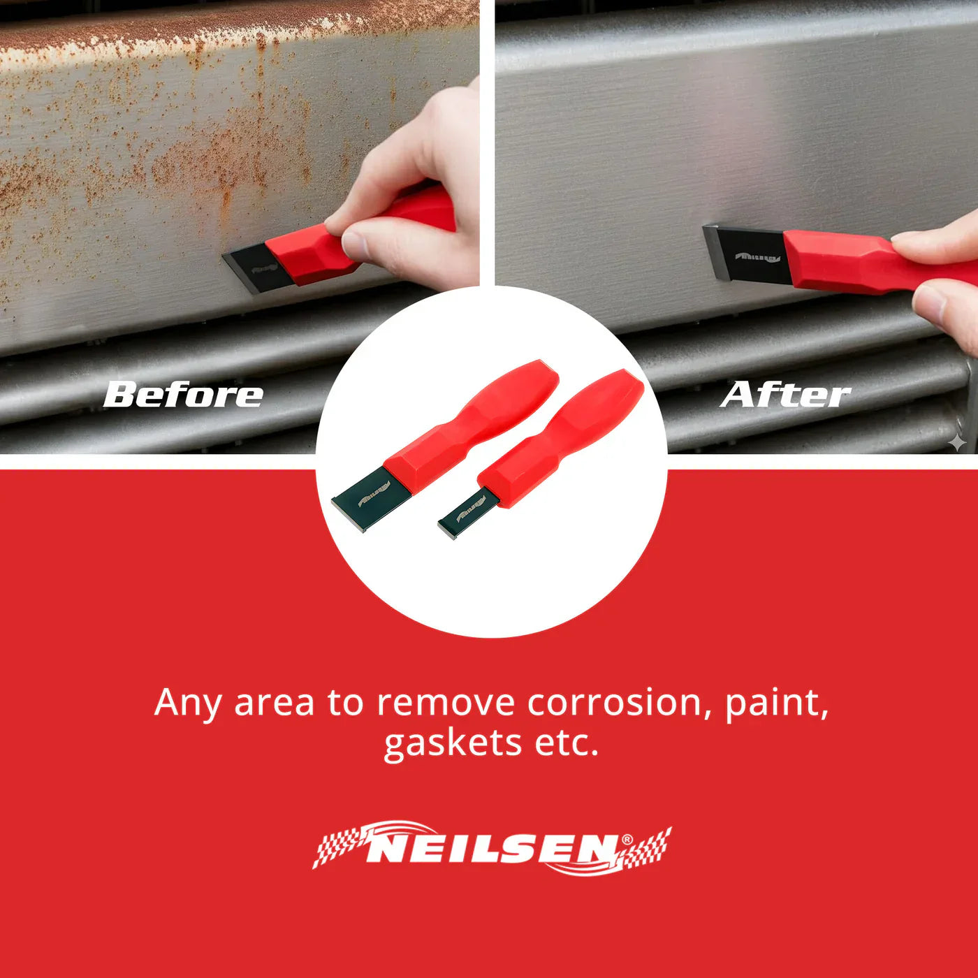 CT6218 - 2pc Carbide Scraper Set With Tungsten Carbide Tips