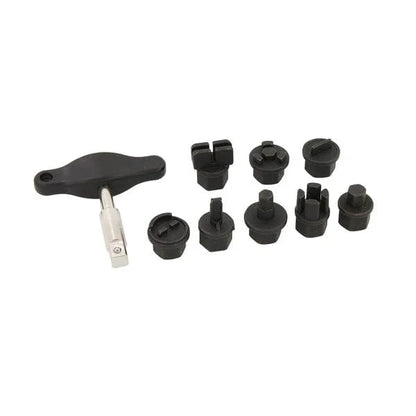 CT6365 - 9pc 3/8" Oil Service Special Profile Set For Plastic Oil Drain Screws
