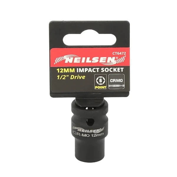 CT6472 - Impact Socket - 12mm 1/2 Inch Drive