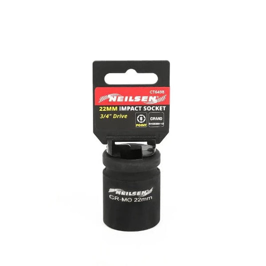 CT6498 - Impact Socket -22MM 3/4 Inch Drive