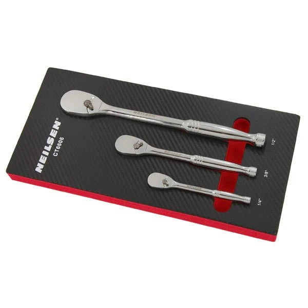CT6606 - 3pcs Pear Head Premium Ratchet