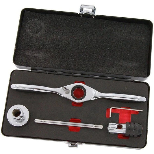 CT6686 - 5pc Bi-Directional Ratchet Tap & Die Holder Set Steel M3 - M12