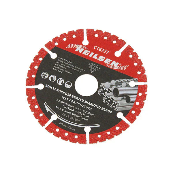CT6727 - Multi Purpose Brazed Diamond Blade 115mm