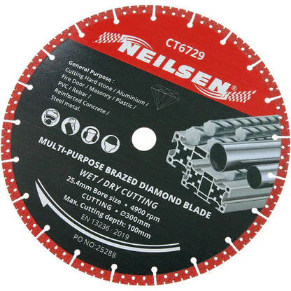 CT6729 - Multi-Purpose Brazed Diamond Blade - 305mm