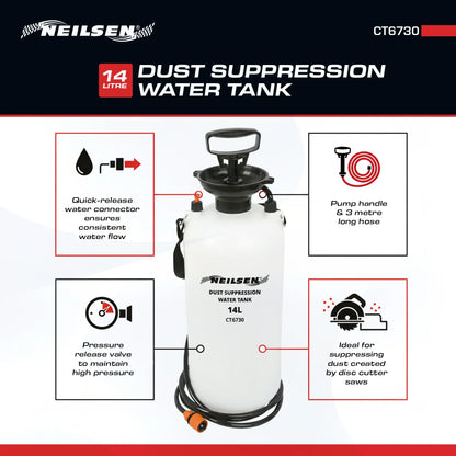 CT6730 - 14L Dust Suppression Water Tank