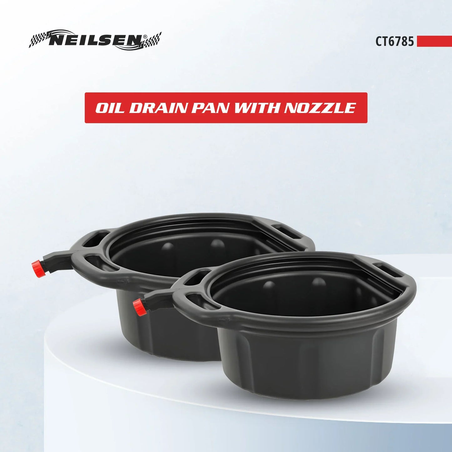 CT6785 - 8L Oil Drain Pan With Nozzle