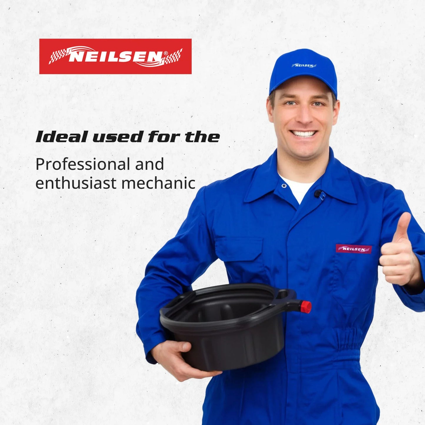 CT6785 - 8L Oil Drain Pan With Nozzle