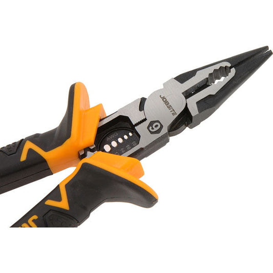 CT6845 - Multifunctional Long Needle Nose Plier Wire Stripper / Crimper / Cutter 225mm