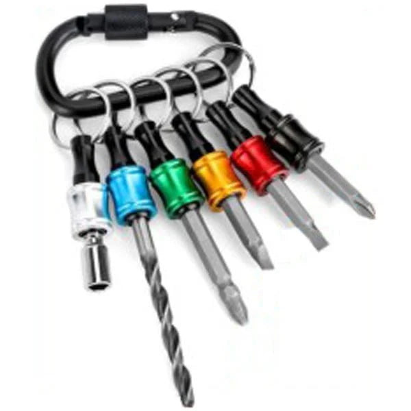 CT6866 - 6pc 1/4inch Hex Shank Bits & Extension Bar Holder