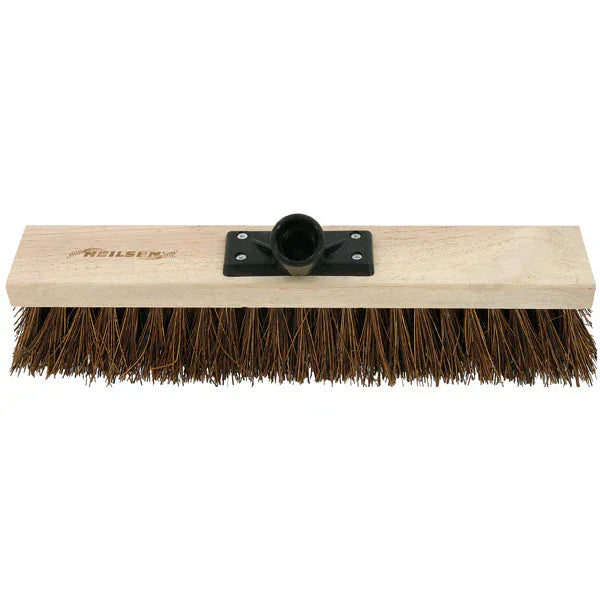 CT6908 - Stiff Broom With Natural Bassine Hard Bristle - 380mm
