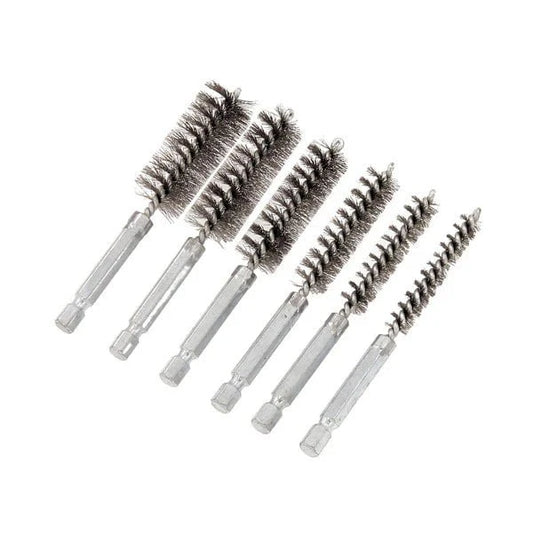 CT6930 - 6pc Stainless 1/4inch Hex Wire Brush For CT2572