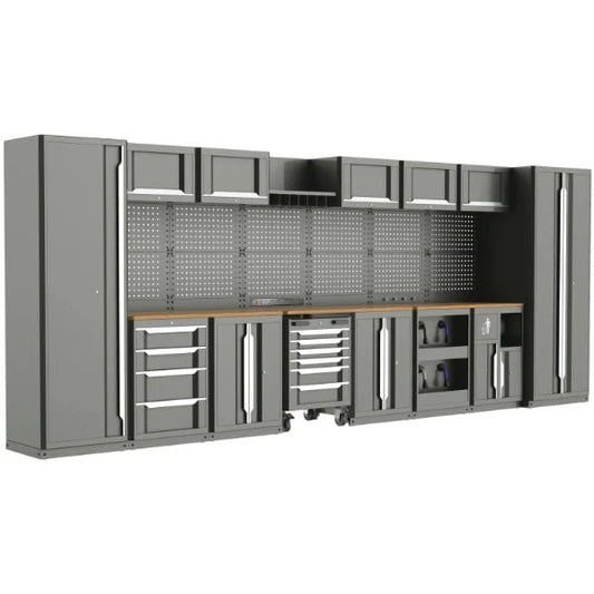 CT6944 - 42pc Workshop Storage System  With Wooden Worktop