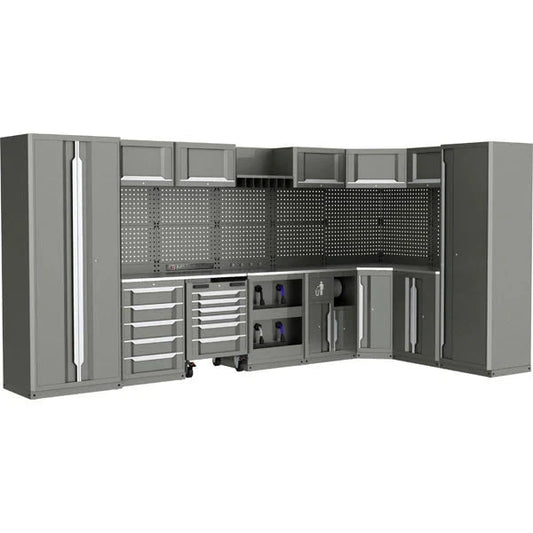 CT6946 - 47pc Workshop Storage System With Stainless Worktop
