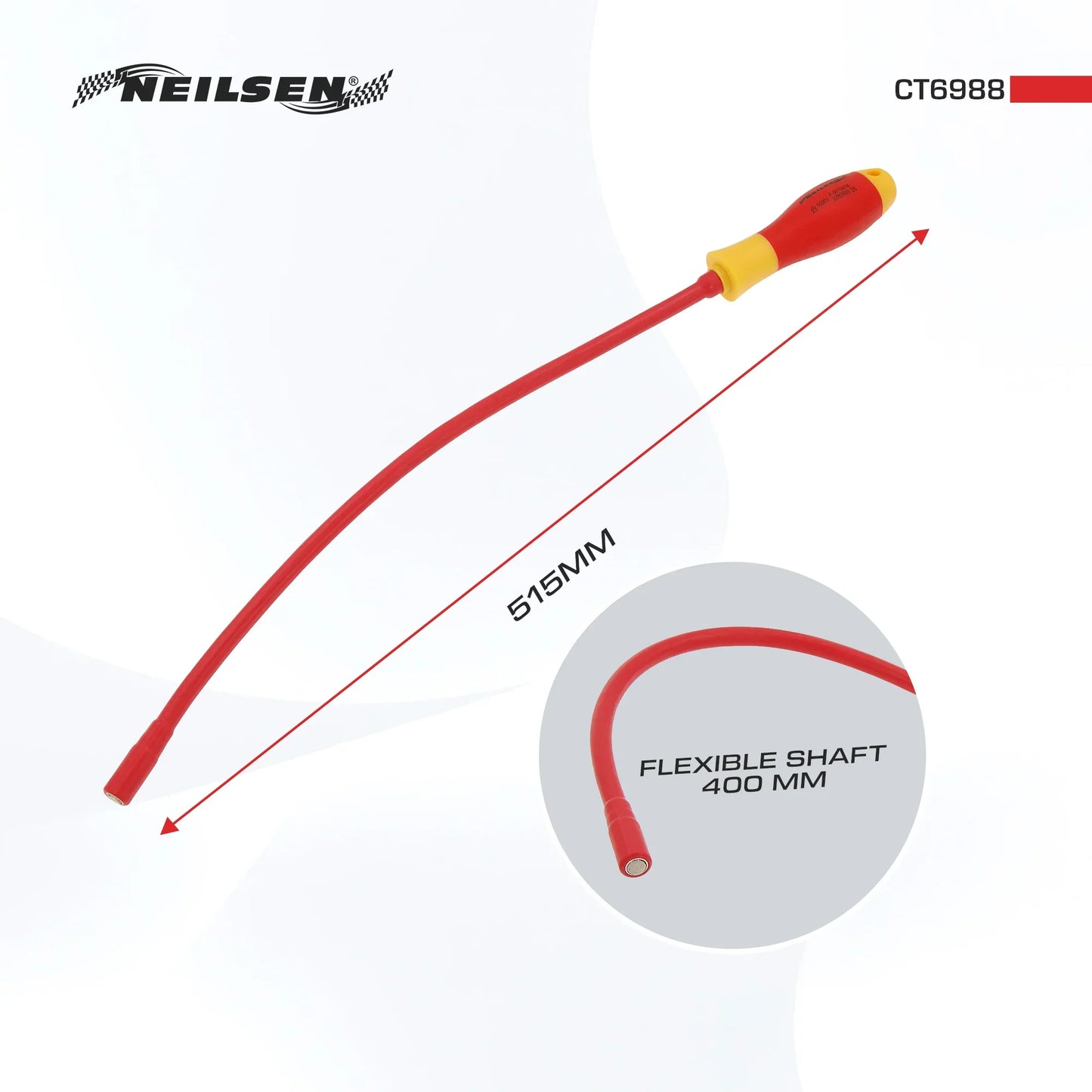 CT6988 - VDE Insulated Flexible Magnetic Pick Up Tool