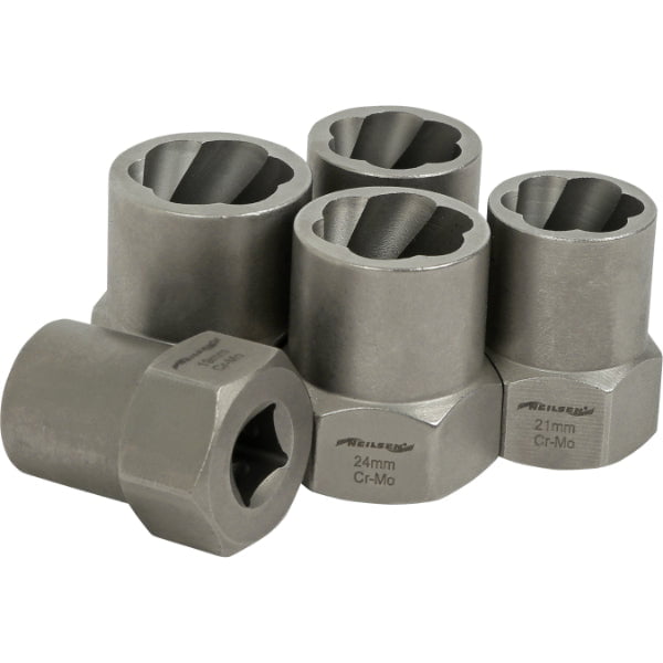 CT7117 - 5pc Bolt Nut Screws Extractor Socket Set