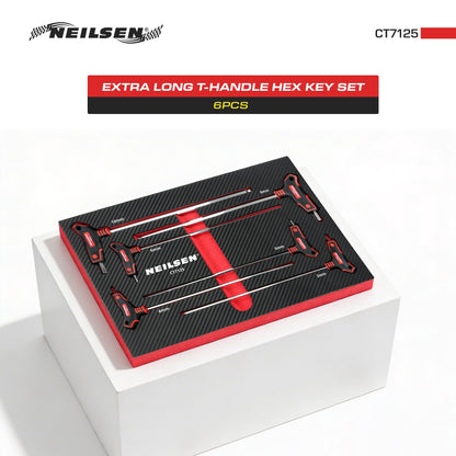 CT7125 - 6pc Extra Long T Handle Hex Key Set