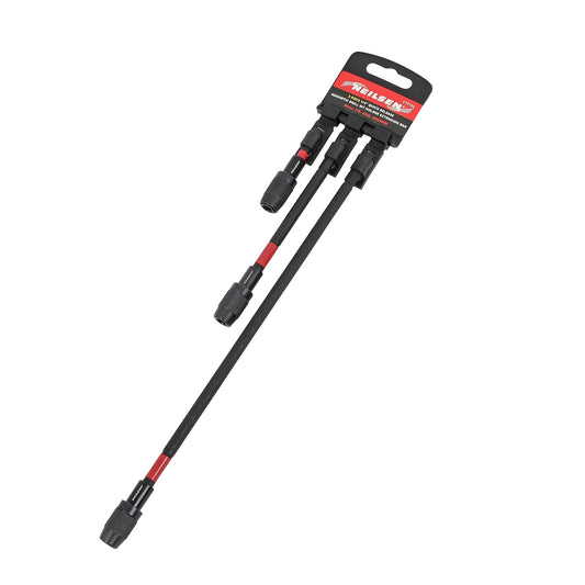 CT7154 - 3pc 1/4 Inch Quick Release Magnetic Drill Bit Holder Extension Bar