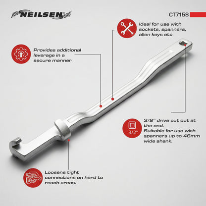 CT7158 - Universal Spanner Extender 580mm