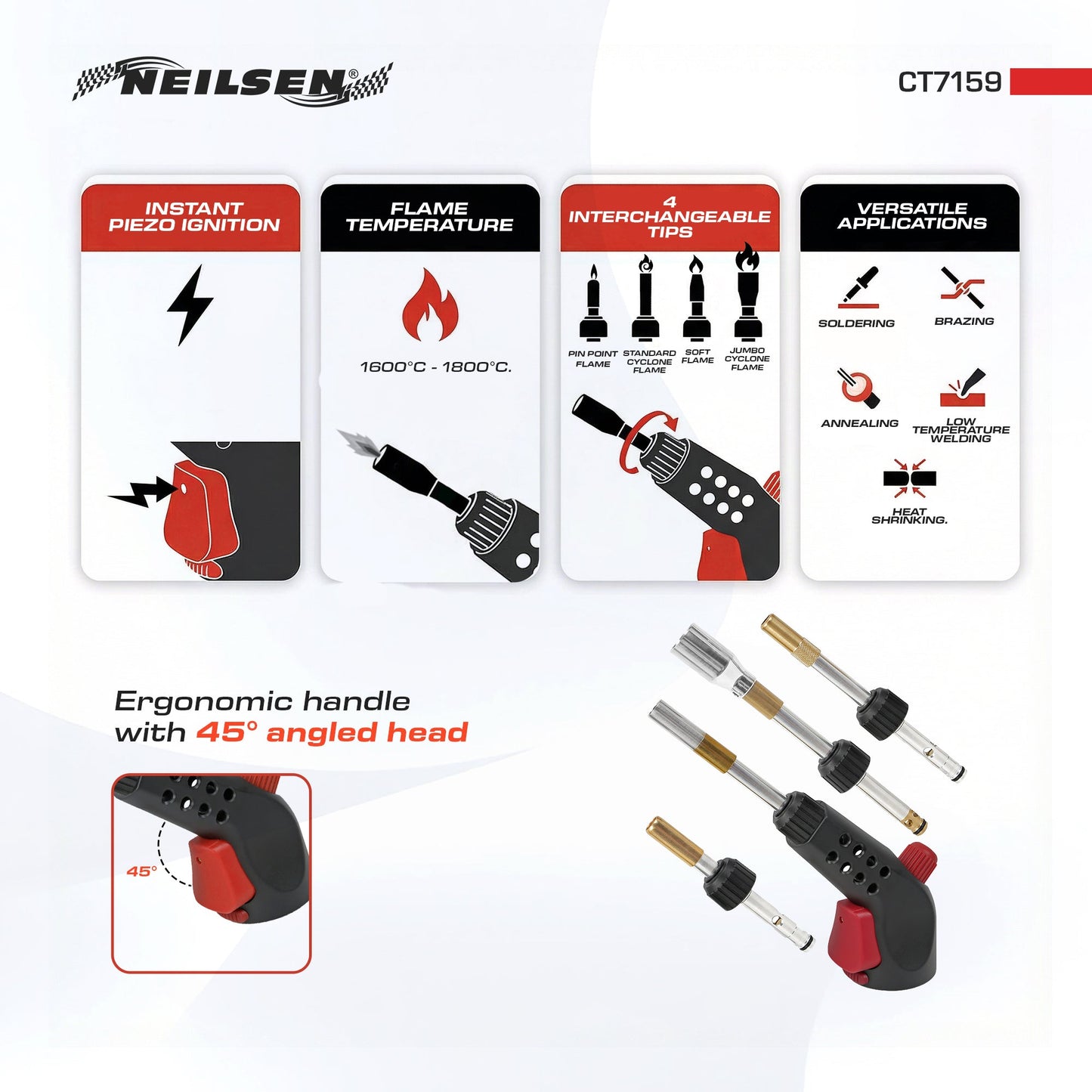 CT7159 - High Performance Propane Blow Torch Kit