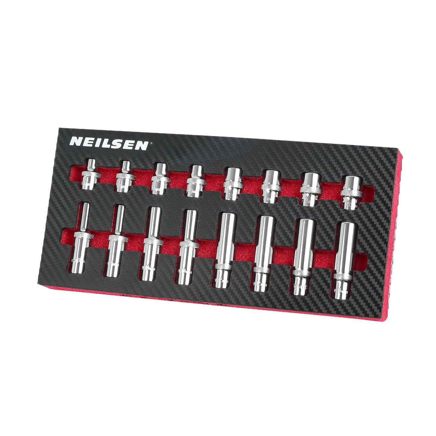 CT7232 - 16pc Short & Deep 3/8 Inch Dr 8mm,12mm,13mm 6PT Socket Set