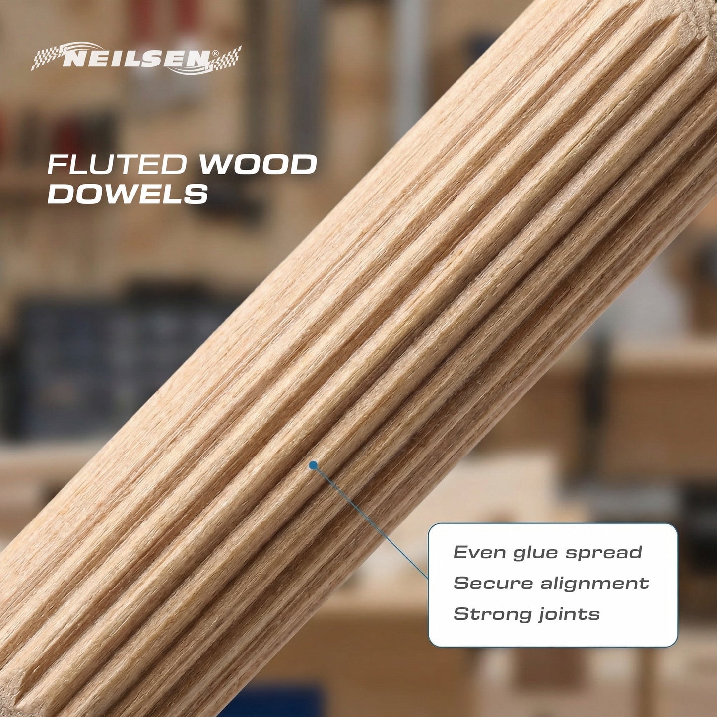 CT7247 - 53pcs Wooden Dowel Assortment