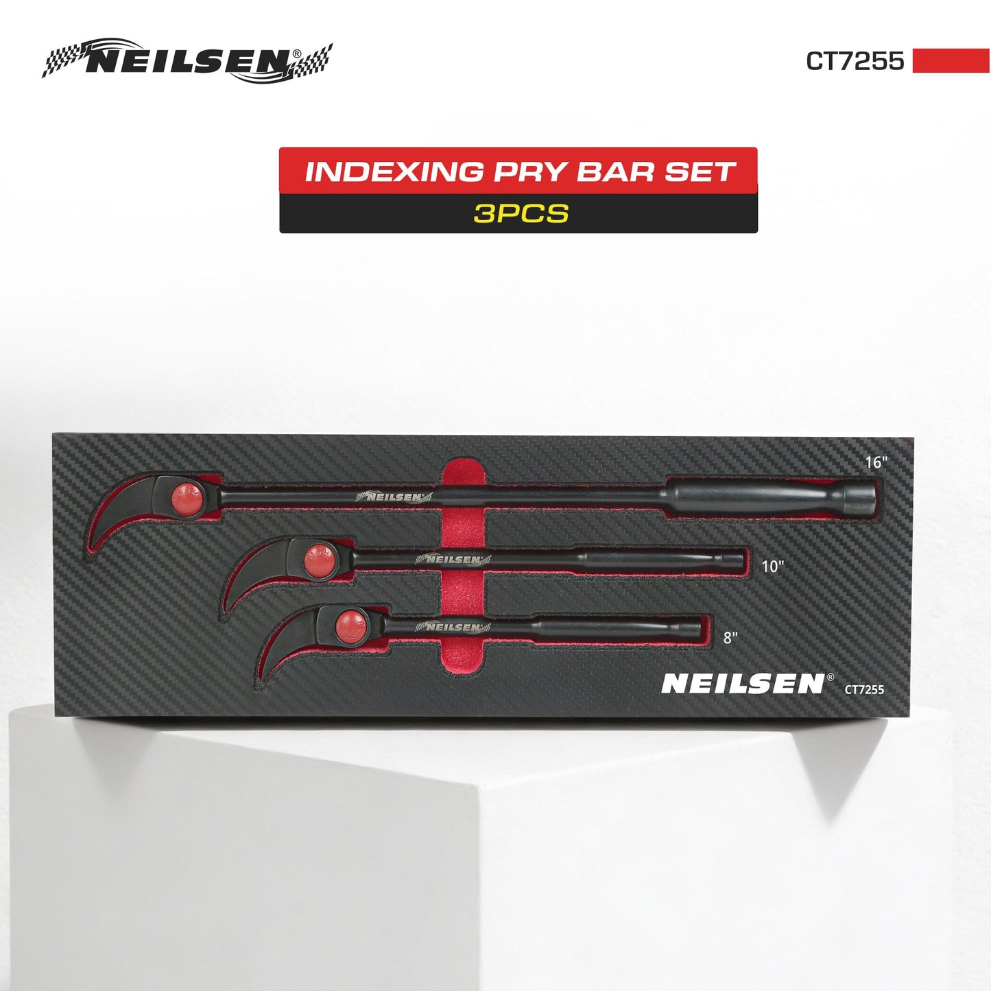 CT7255 - 3pc Indexing Pry Bar Set