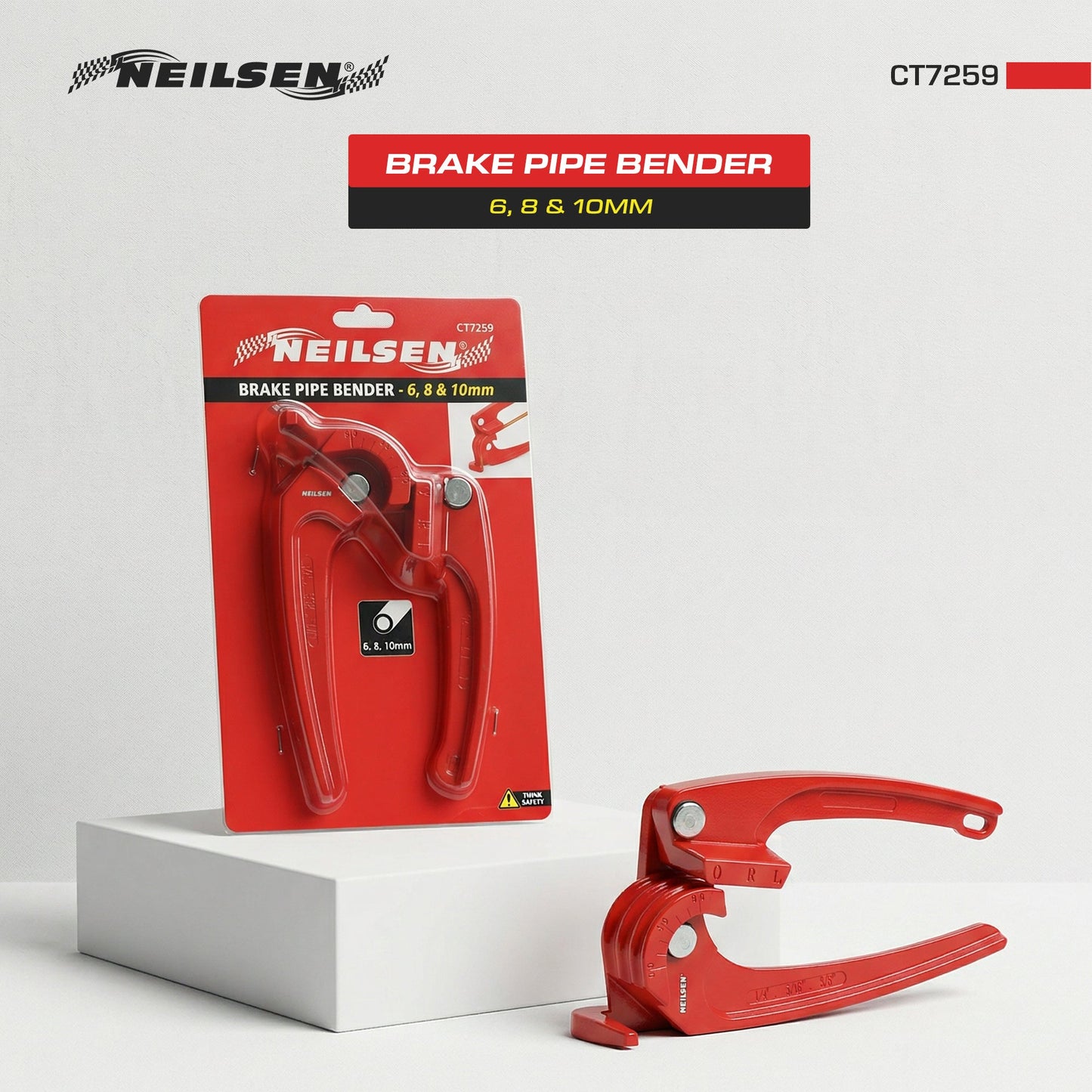CT7259 - Brake Pipe Bender Large  6,8 & 10mm