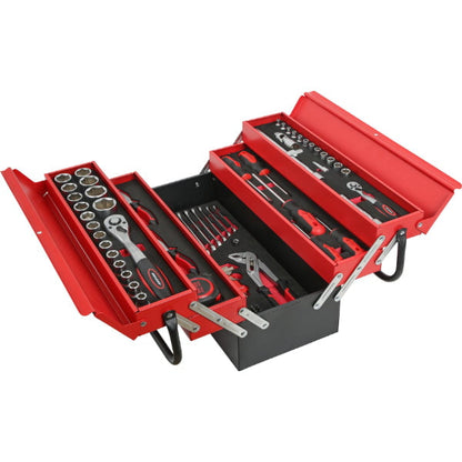 CT7265 - Metal Toolbox With 86pc Tool Assortment
