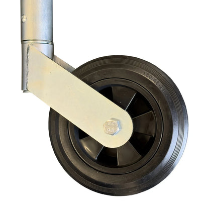 Jockey Wheel for Static Caravan & Mobile Holiday Home - 42mm Galvanised Universal Fit