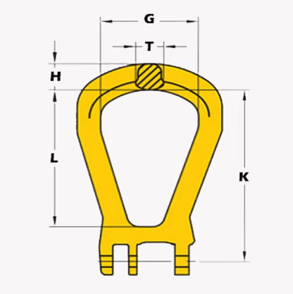 Grade 80 Closed Coupling Master link