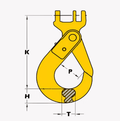 Grade 80 Coupling Self Locking Hook