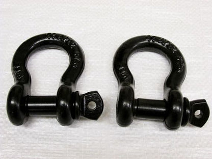 PCUSSPB1 - Black Bow Shackle 1 Ton X2 (Screw Pin Heavy Duty Theatre 1000KG) - My Store