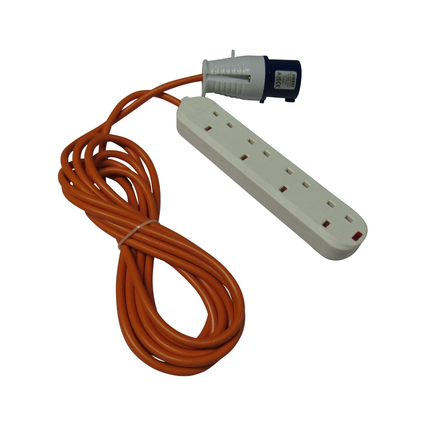 ZZNZ3PEL10 - Camping 4 Way Extension Lead 5M - 15M (Electric Hook Up Cable Caravan Campsite)