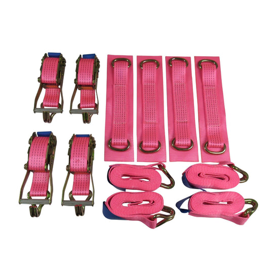 RLPACK50P4 - Car Transporter Wheel Strap Set 50MM