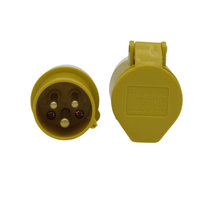 Z110V16APS - Caravan Electric Hookup Plug Socket 110V 16A (Connector Campsite Adapter IP44 Waterproof)