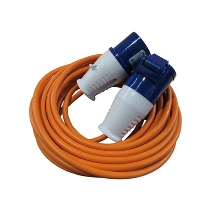 ZZNZHULA25 - Caravan Mains Hook Up Cable 25M (Adaptor Plug Extension Lead Motorhome Boat)