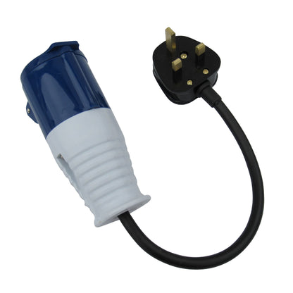 ZZNZHUL15/ZZNZPS - Caravan Mains Hook Up Cable 2.5MM X 15M (Adaptor Plug Extension Lead Motorhome Boat)