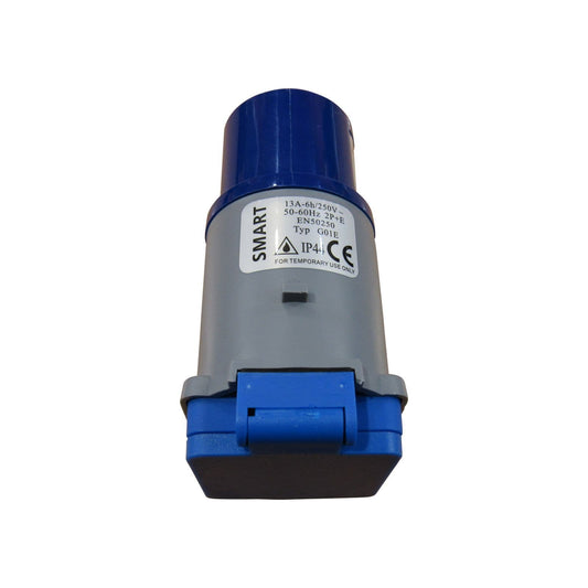 ZZNZ3PSA - CEE Plug Adaptor to UK Plug Socket (Mains Electricity Coupler Caravan Camping Site)