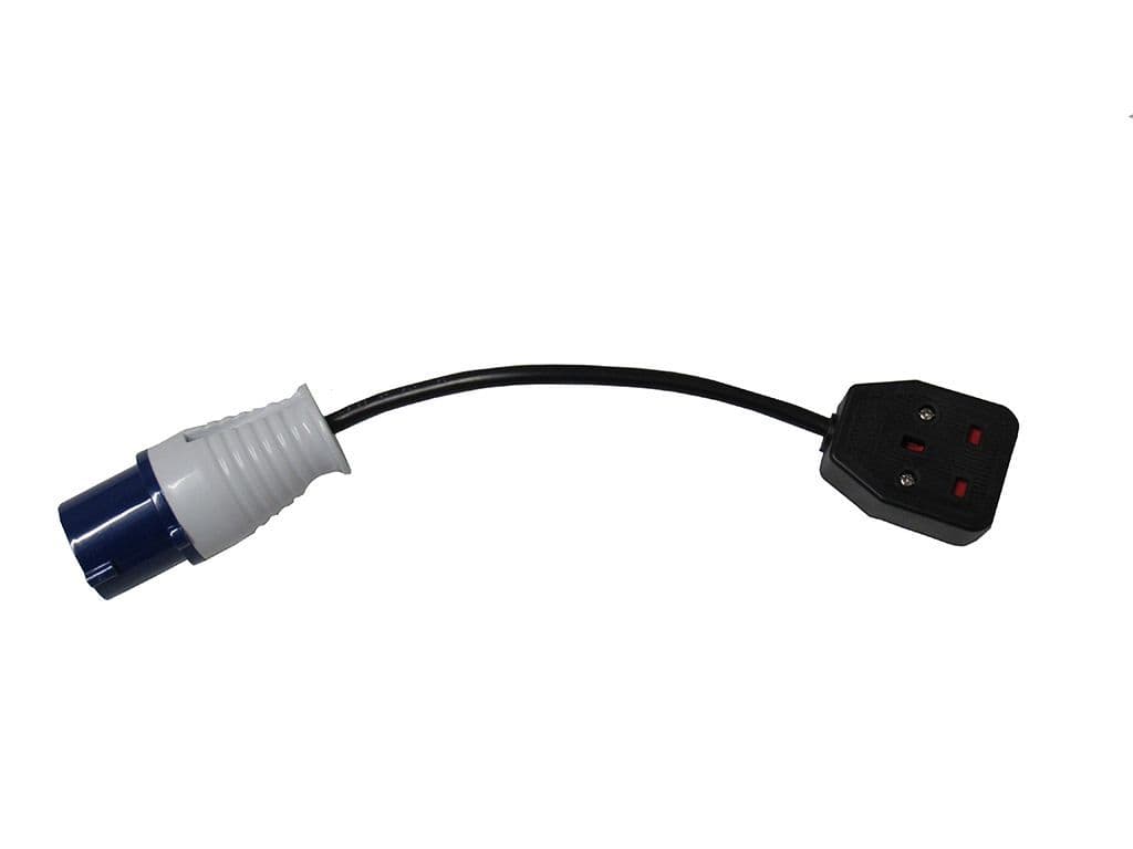 ZZNZTMA - CEE To UK 3 Pin Socket Adapter Plug (Converter Caravan Shaver Europe Travel US Bathroom)
