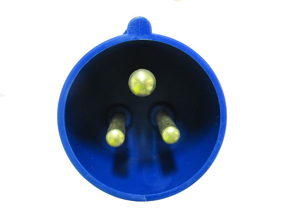 ZZNZTMA - CEE To UK 3 Pin Socket Adapter Plug (Converter Caravan Shaver Europe Travel US Bathroom)